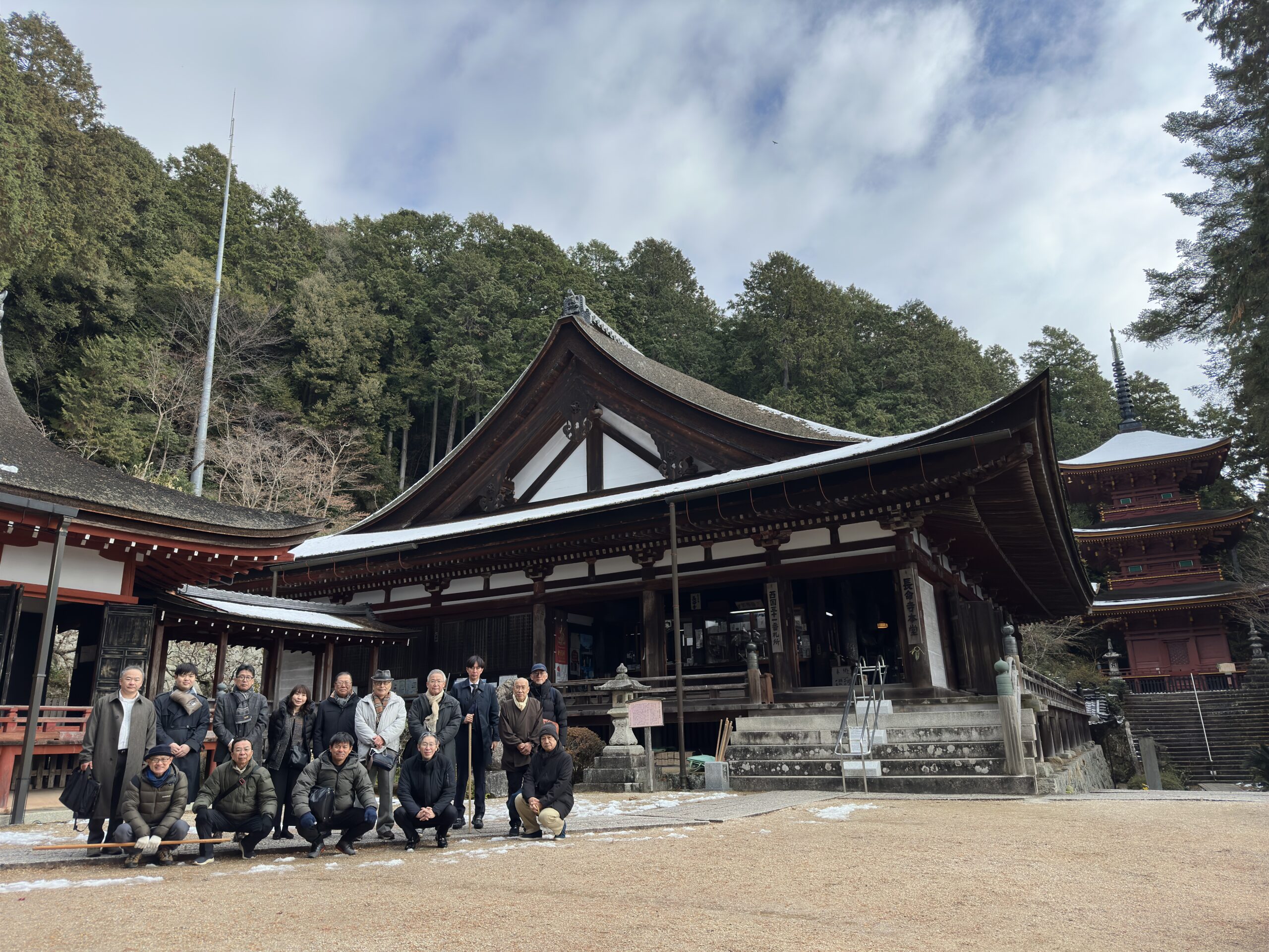 滋賀支部 近江八幡の古刹 長命寺参拝＆新年会